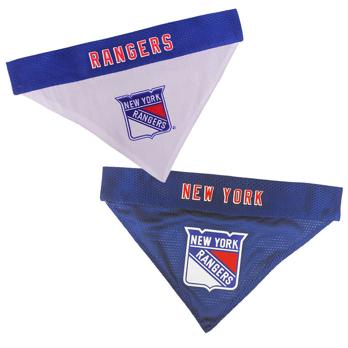New York Rangers Pet Reversible Bandana