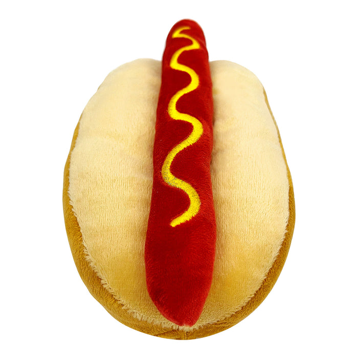 New York Rangers Pet Hot Dog Toy - Image 2