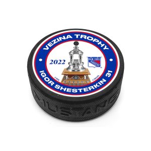Mustang Igor Shesterkin Vezina Trophy Puck
