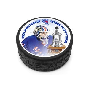 Mustang Igor Shesterkin Vezina Trophy Photo Puck