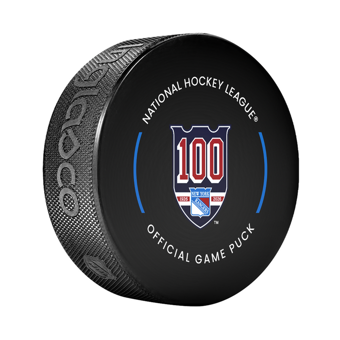 Inglasco Rangers Centennial 2025-26 Official Game Puck in Cube - Image 2