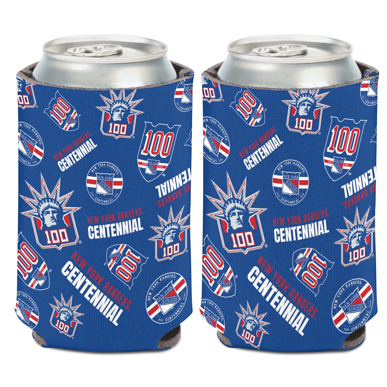 Wincraft Rangers Centennial 12 oz Can Cooler