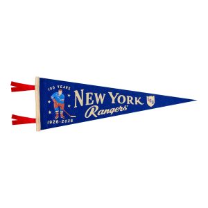 Oxford Pennant Rangers Centennial Hockey Player 9" x 27" Pennant