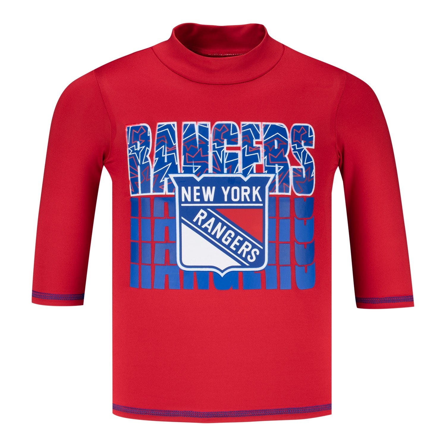 Toddler Rangers 3/4 Sleeve Slip N Slide Rash Guard