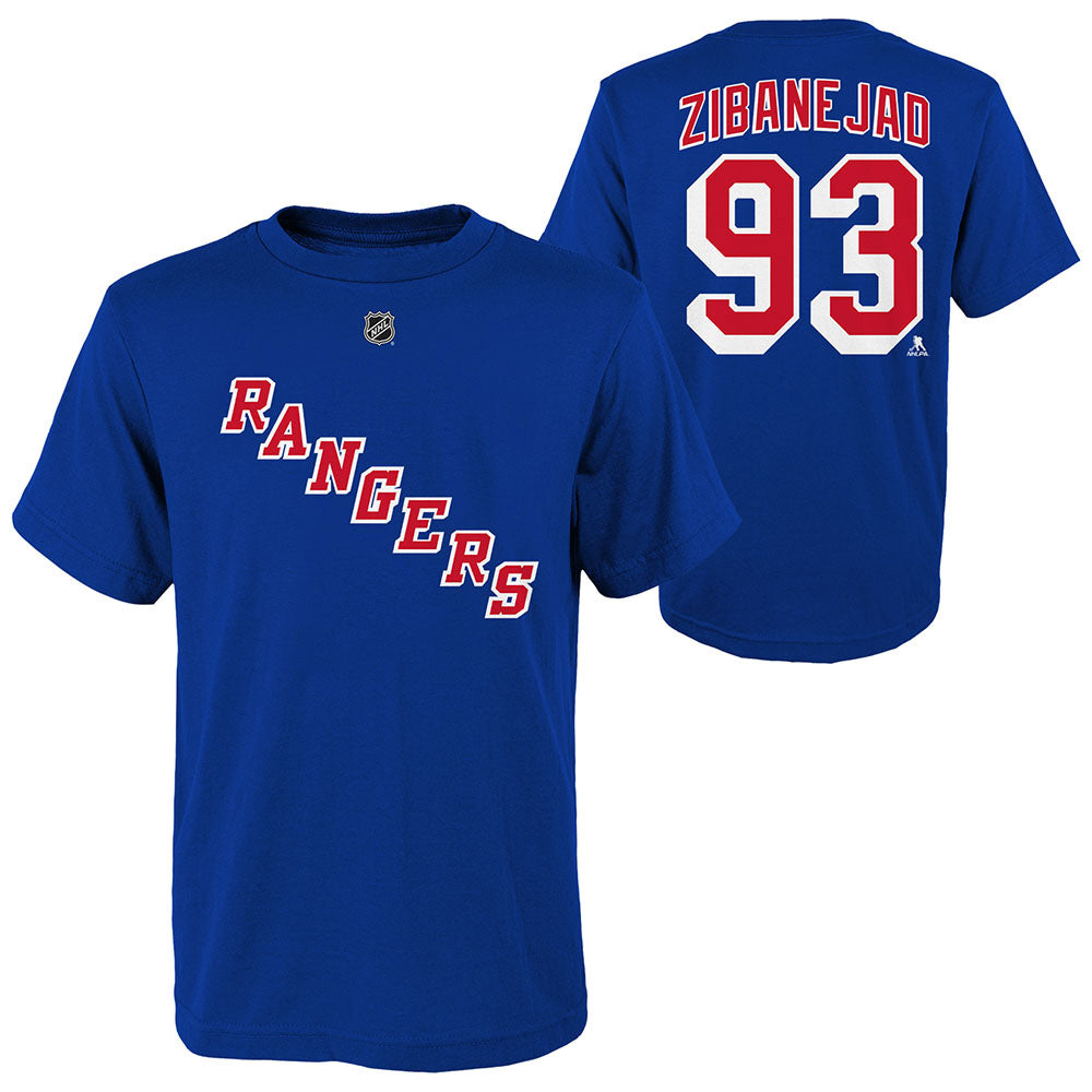 Infant Rangers Mika Zibanejad Name & Number Tee