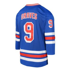 Youth Adam Graves Rangers Blue Line Jersey