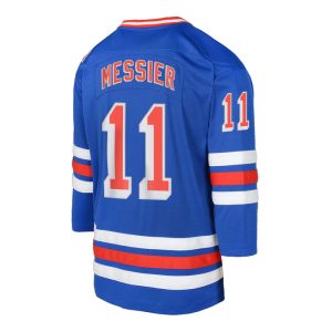 Youth Mark Messier Rangers Blue Line Jersey