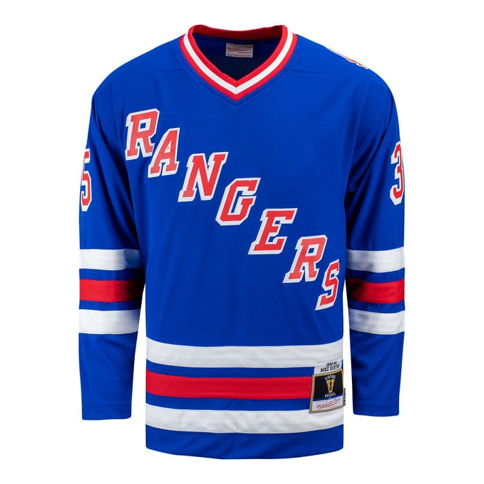 Mitchell & Ness Rangers Mike Richter 1993 Road Jersey - Image 2