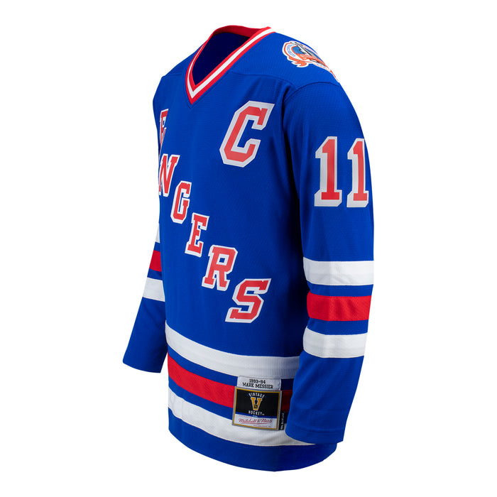 Mitchell & Ness Rangers Mark Messier 1993 Road Jersey - Image 3