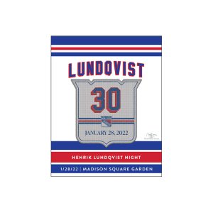 Rangers Official Lundqvist Night Patch