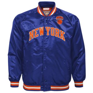Toddler Mitchell & Ness Knicks Lightweight Satin Jacket