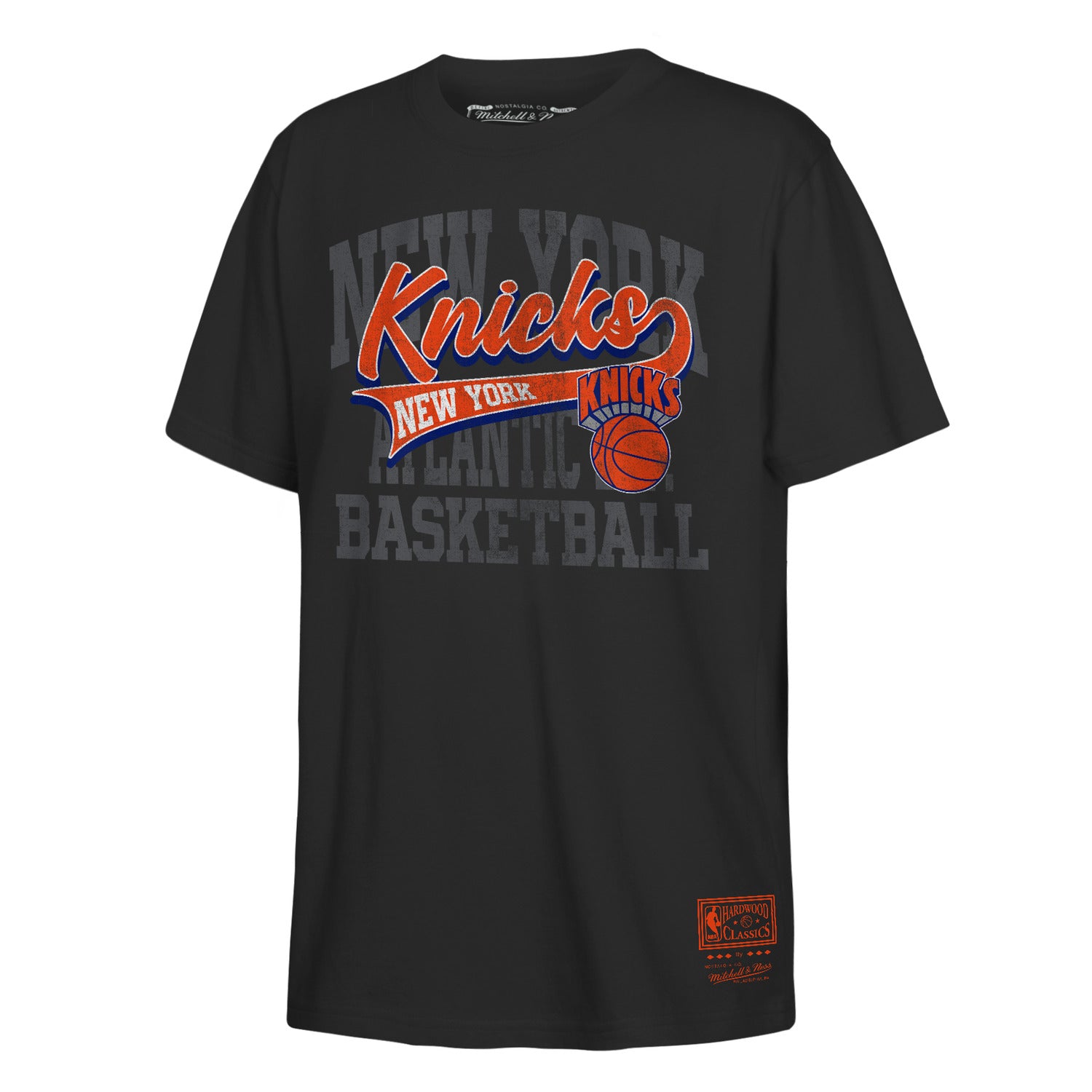 Youth Mitchell & Ness Knicks Retro Script Tee
