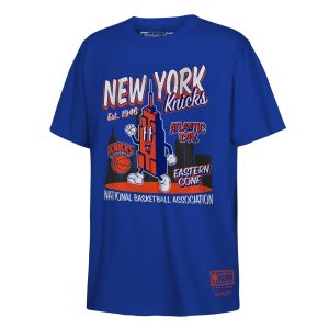 Youth Mitchell & Ness Knicks Retro SkyScraper Tee