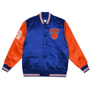 Toddler Mitchell & Ness Knicks Primetime Heavyweight Satin Jacket