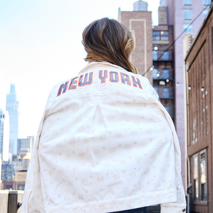 Terez Knicks Cream Twill Jacket - Image 2