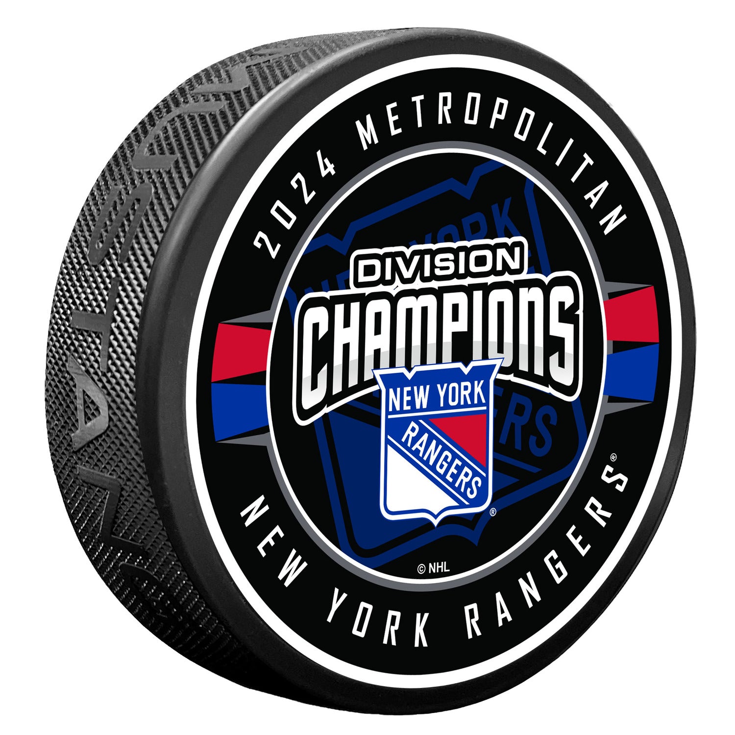 Mustang Rangers 2024 Division Champs Puck