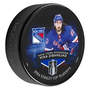 Mustang Rangers 23-24 Playoff Mika Zibanejad Photo Puck