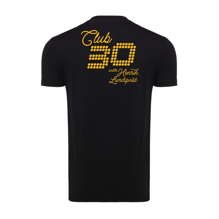 Sportiqe Henrik Lundqvist Club 30 Black Comfy Tee - Image 2