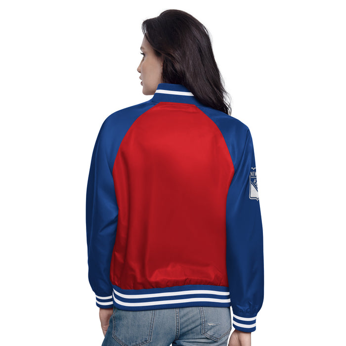 Women's Starter Rangers Homerun Varsity Jacket - Image 2