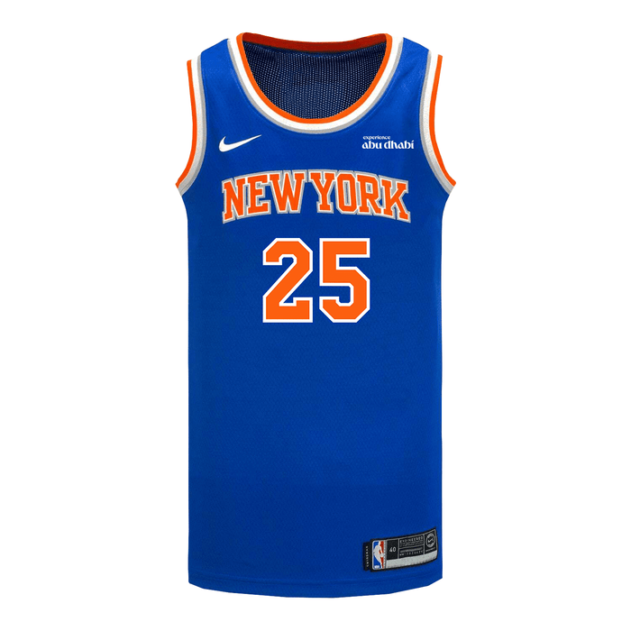 Knicks Youth Icon Mikal Bridges Swingman Jersey - Image 2