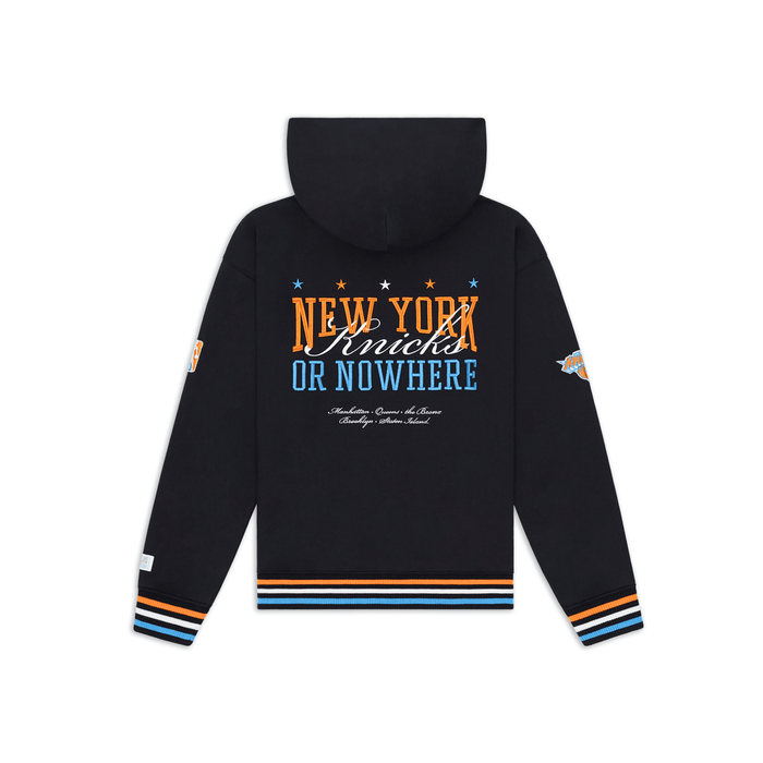NYON x Knicks Black Crossover Zip Hoodie - Image 2