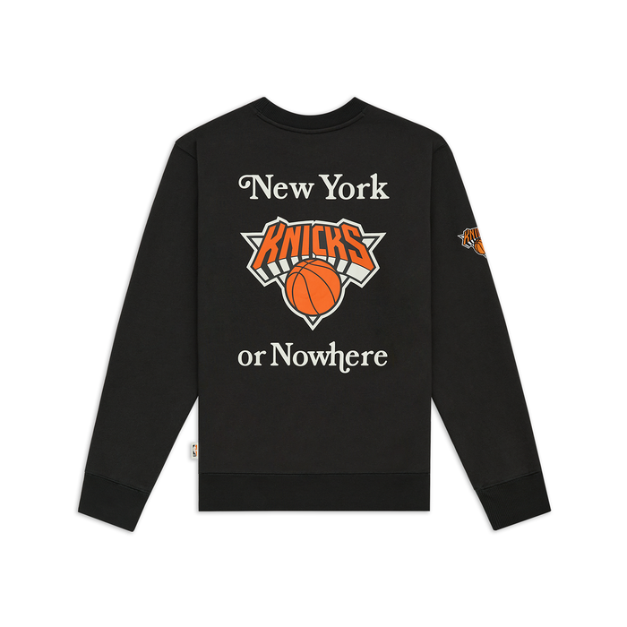 NYON x Knicks Give & Go Crewneck Black - Image 2