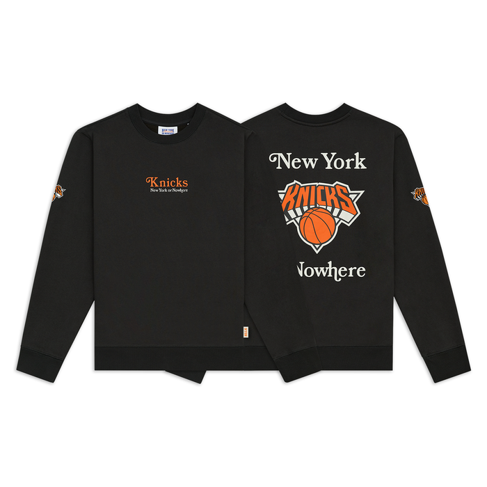 NYON x Knicks Give & Go Crewneck Black - Image 3