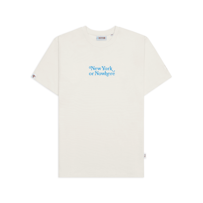 NYON x Knicks Cream Motto Tee