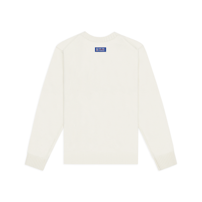 NYON x Knicks Rafters Knit Sweater Off White - Image 2