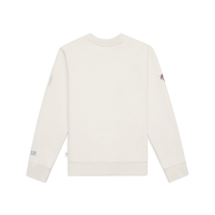 NYON x Knicks Cream Embroidered Signature Crew - Image 2
