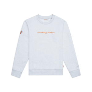 NYON x Knicks White Heather Embroidered Signature Crew