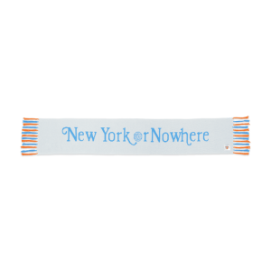 NYON x Knicks Signature Cream Knit Scarf