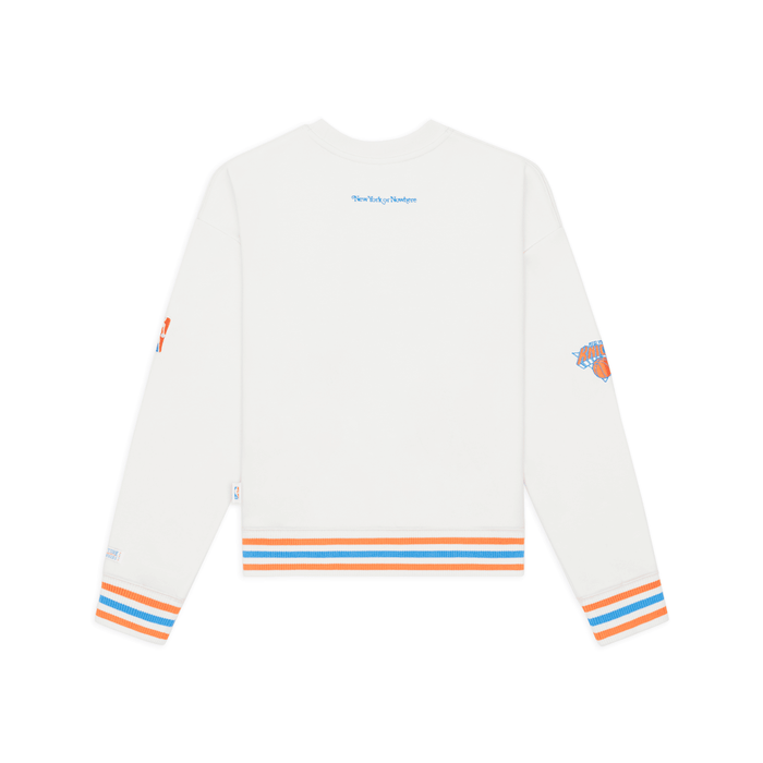 Women's NYON x Knicks Crossover Cream Crew - Image 2