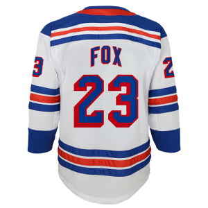 Youth Rangers Adam Fox Road Jersey