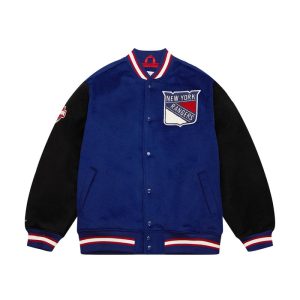Mitchell & Ness Rangers Team Legacy Varsity Jacket