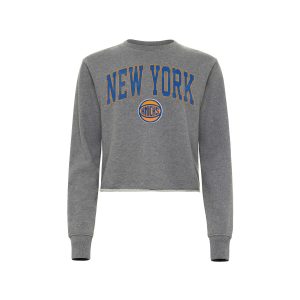 Women's Sportiqe Knicks Kacey French Terry Crew