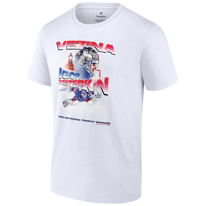 Fanatics MSG Exclusive Shesterkin Vezina Trophy Tee