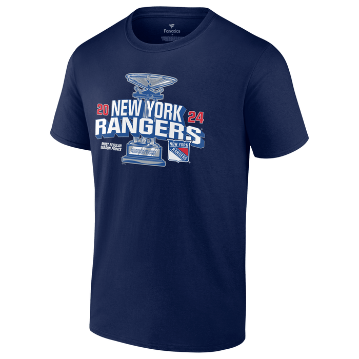 Fanatics Rangers 2024 Presidents Trophy Winner Tee