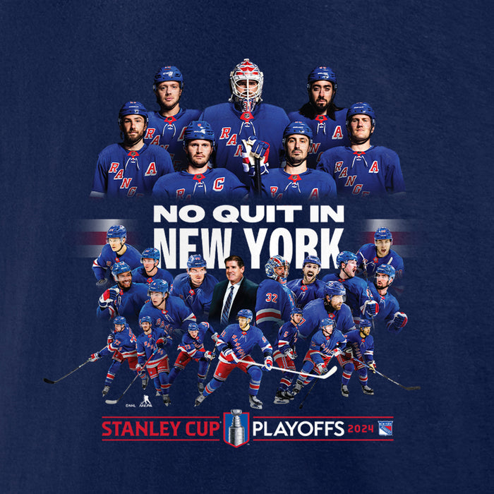 Fanatics Rangers 23-24 Playoff No Quit Team Cluster Tee - Image 3