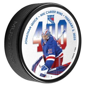 Mustang Rangers Jonathan Quick 400 Wins Milestone Puck