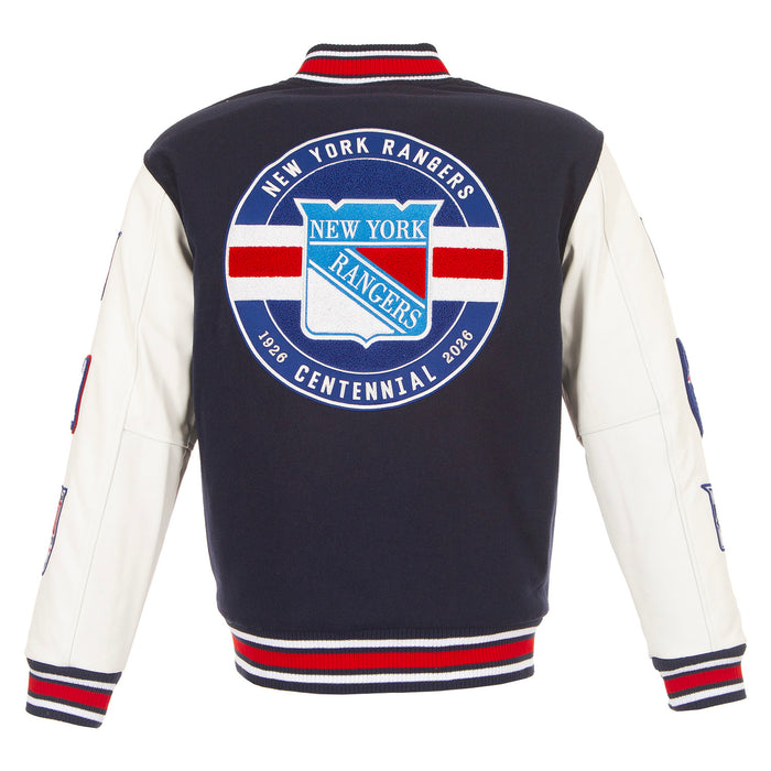 JH Design Rangers Centennial Wool Varsity Jacket - Image 2