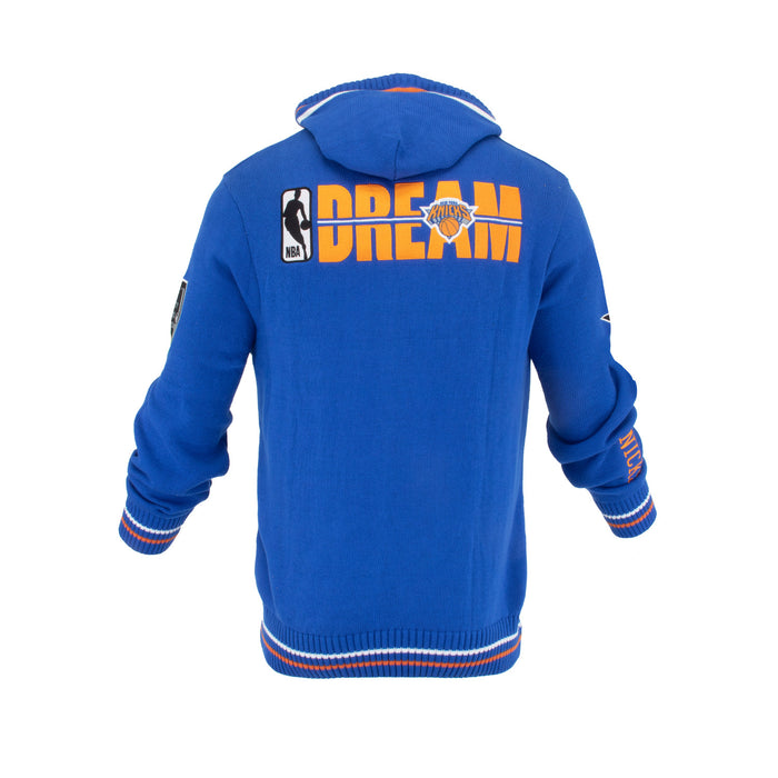 FISLL Knicks MLK Dream Royal Knit Hoodie - Image 2