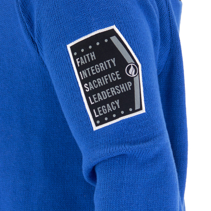 FISLL Knicks MLK Dream Royal Knit Hoodie - Image 3