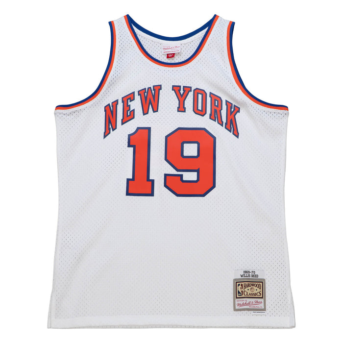 Willis Reed Mitchell & Ness 1969 White Swingman Jersey - Image 2