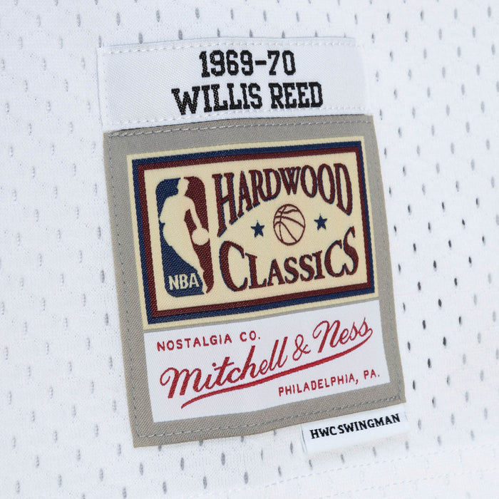 Willis Reed Mitchell & Ness 1969 White Swingman Jersey - Image 3