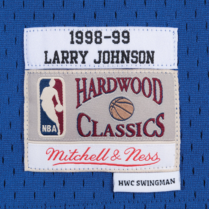 Mitchell & Ness Knicks 1998 Larry Johnson Road Jersey - Image 3
