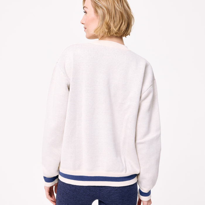 Terez Rangers Wordmark Jacquard Sweater Crew - Image 2