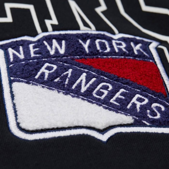 Mitchell & Ness Rangers Logo Over Hoodie - Image 3