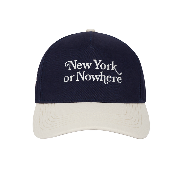 NYON x Rangers Navy Motto Snapback - Image 3