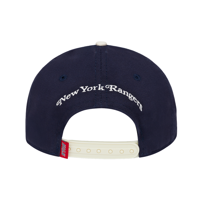 NYON x Rangers Navy Motto Snapback - Image 2